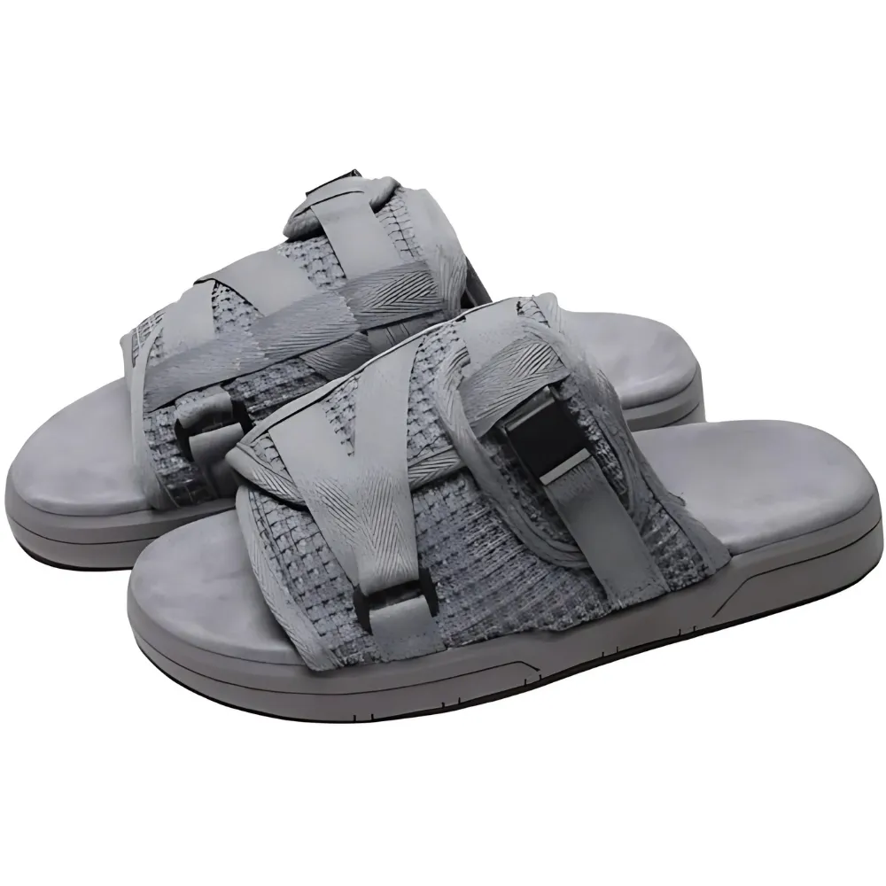Adjustable Strap Slide Sandals