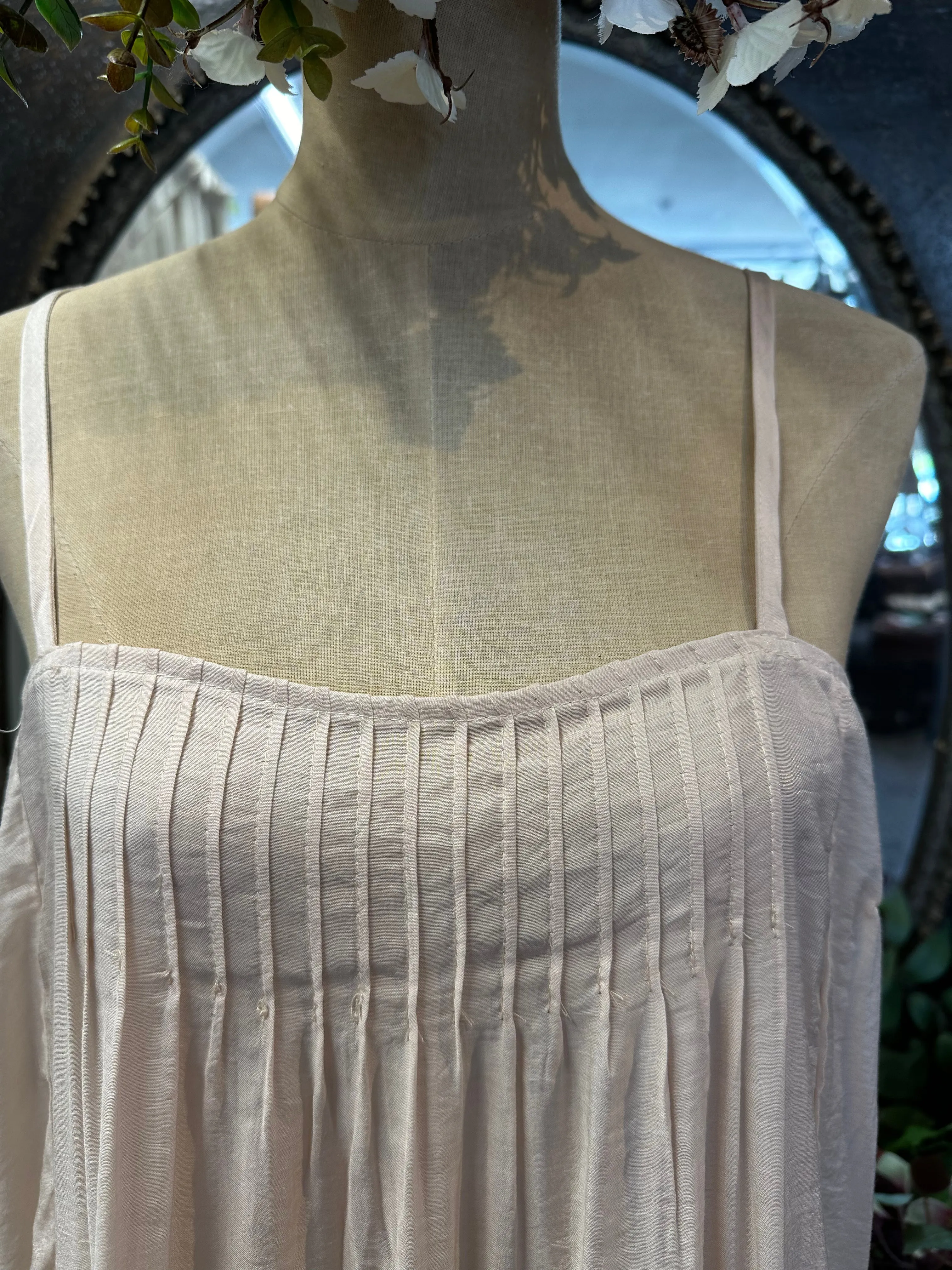 Amelie cotton and lace slip