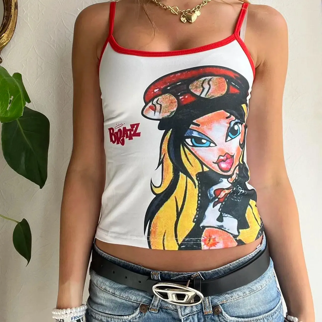 Anime Print Tank Top: Vintage Harajuku Streetwear From Kawaii Stop