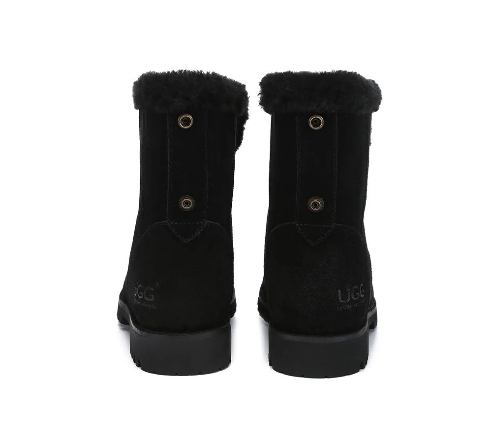 Australian Shepherd® UGG Women Fashion Lace Up Ankle Boots Jean