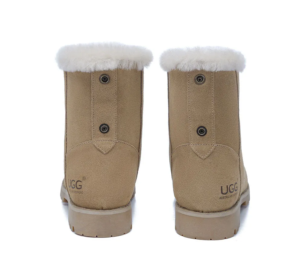 Australian Shepherd® UGG Women Fashion Lace Up Ankle Boots Jean