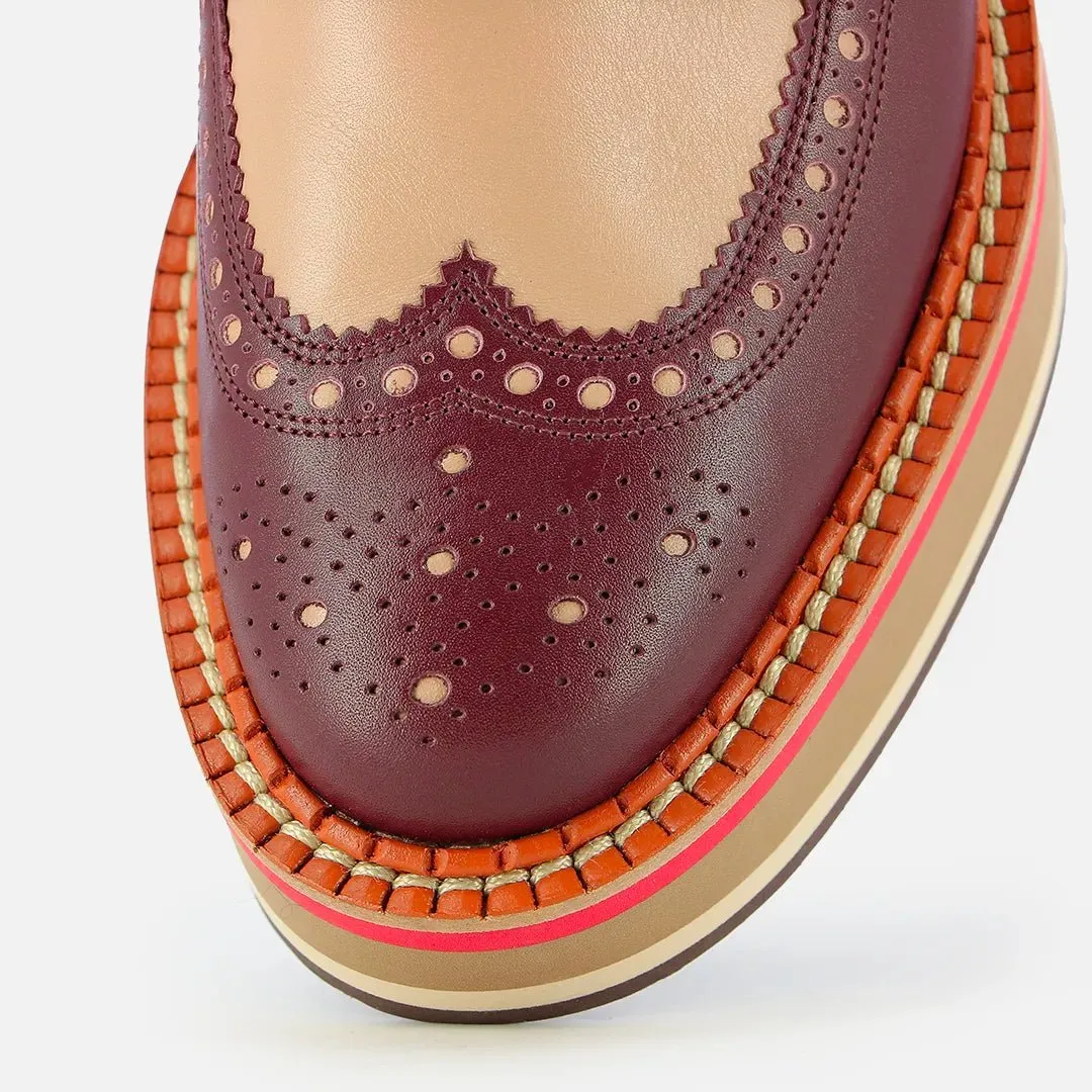 BECKA, multicolor brown || OUTLET