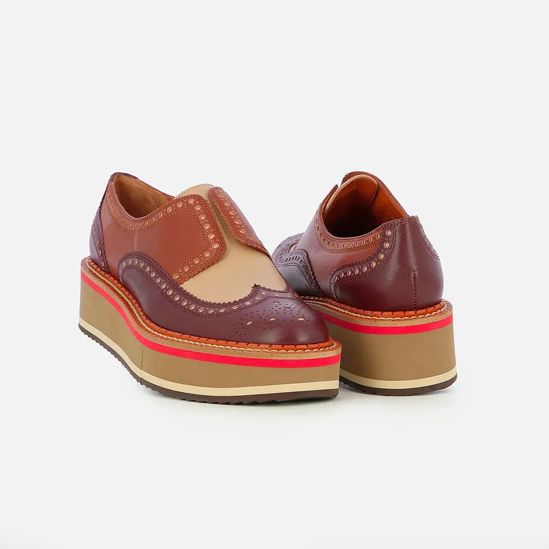BECKA, multicolor brown || OUTLET
