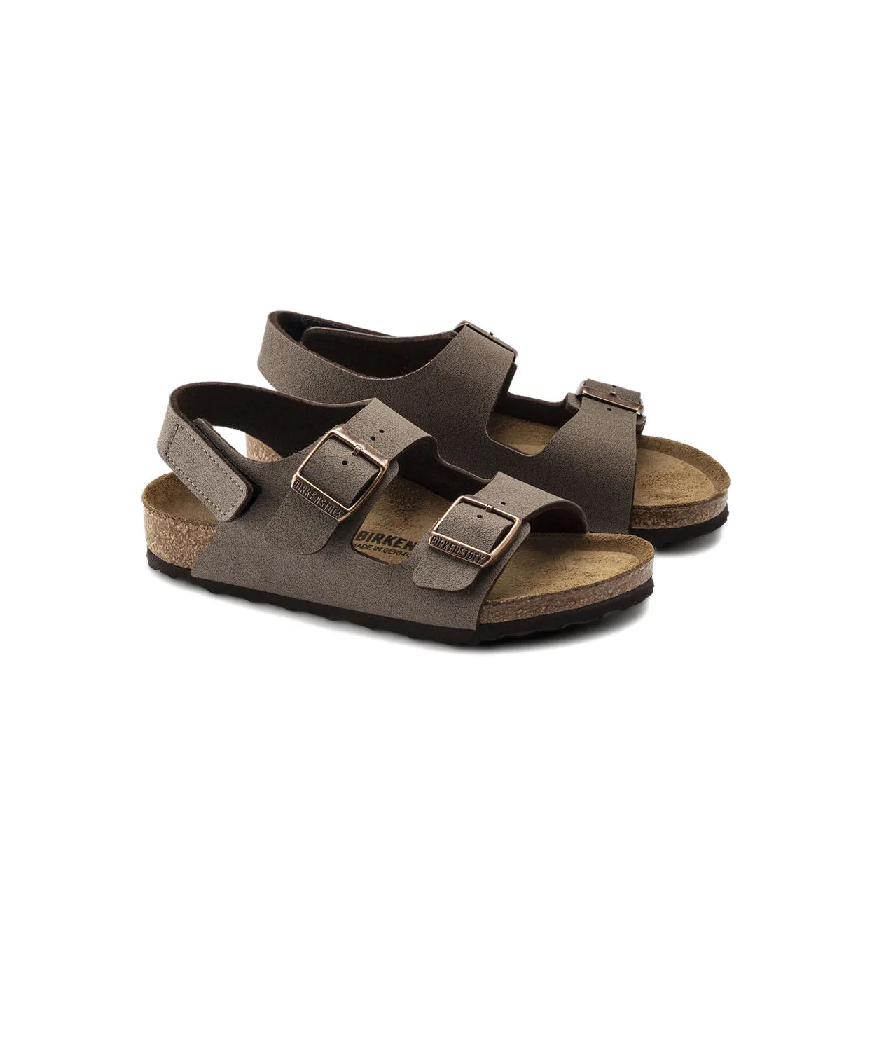 Birkenstock Kids Milano BirkiBuc Mocca Sandals