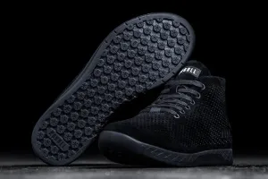 BLACK SUEDE MID TRAINER (WOMEN'S)