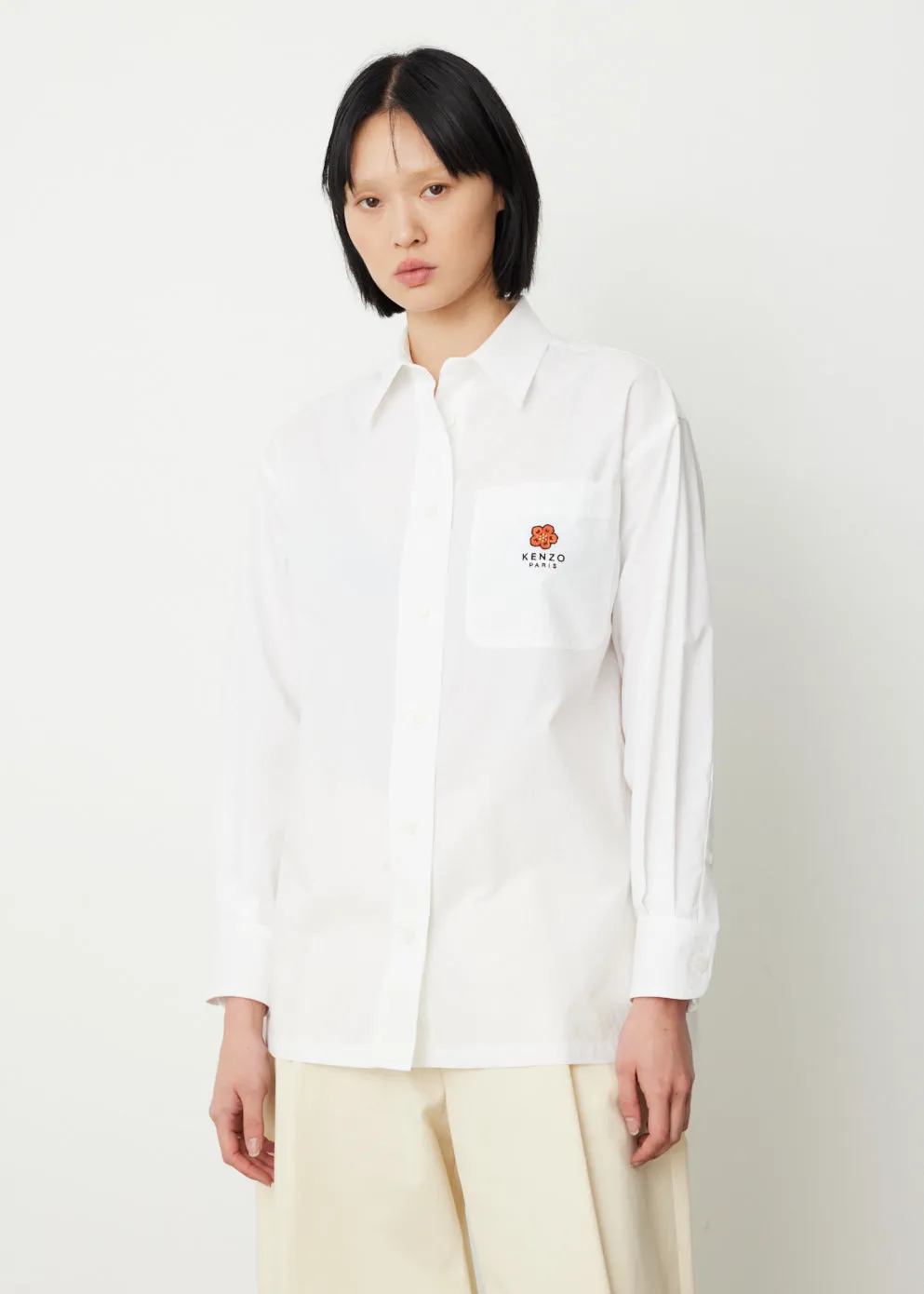 Boke Flower Crest Oversized Shirt
