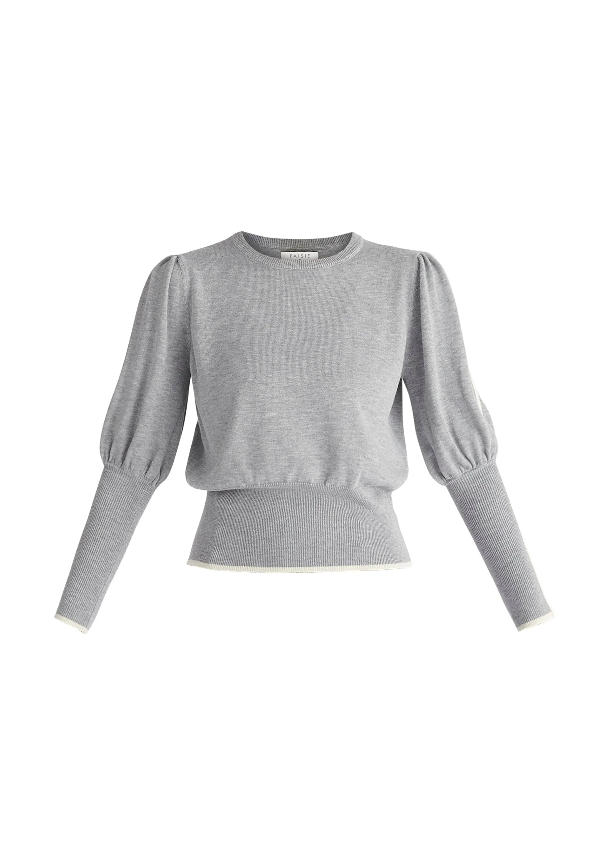 Contrast Colour Edge Knitted Recycled Top