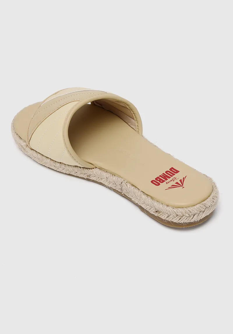 Disney Dumbo The Fabulous Open Toe Slip Ons & Espadrilles (Light Yellow)