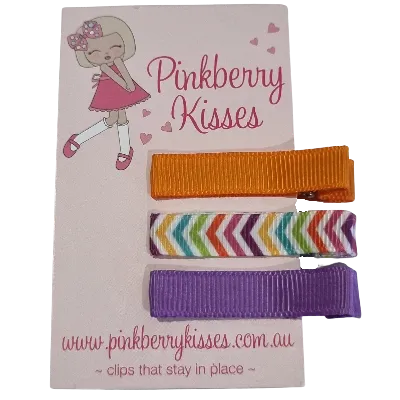 Everyday Non Slip Hair Clips - Zigzag