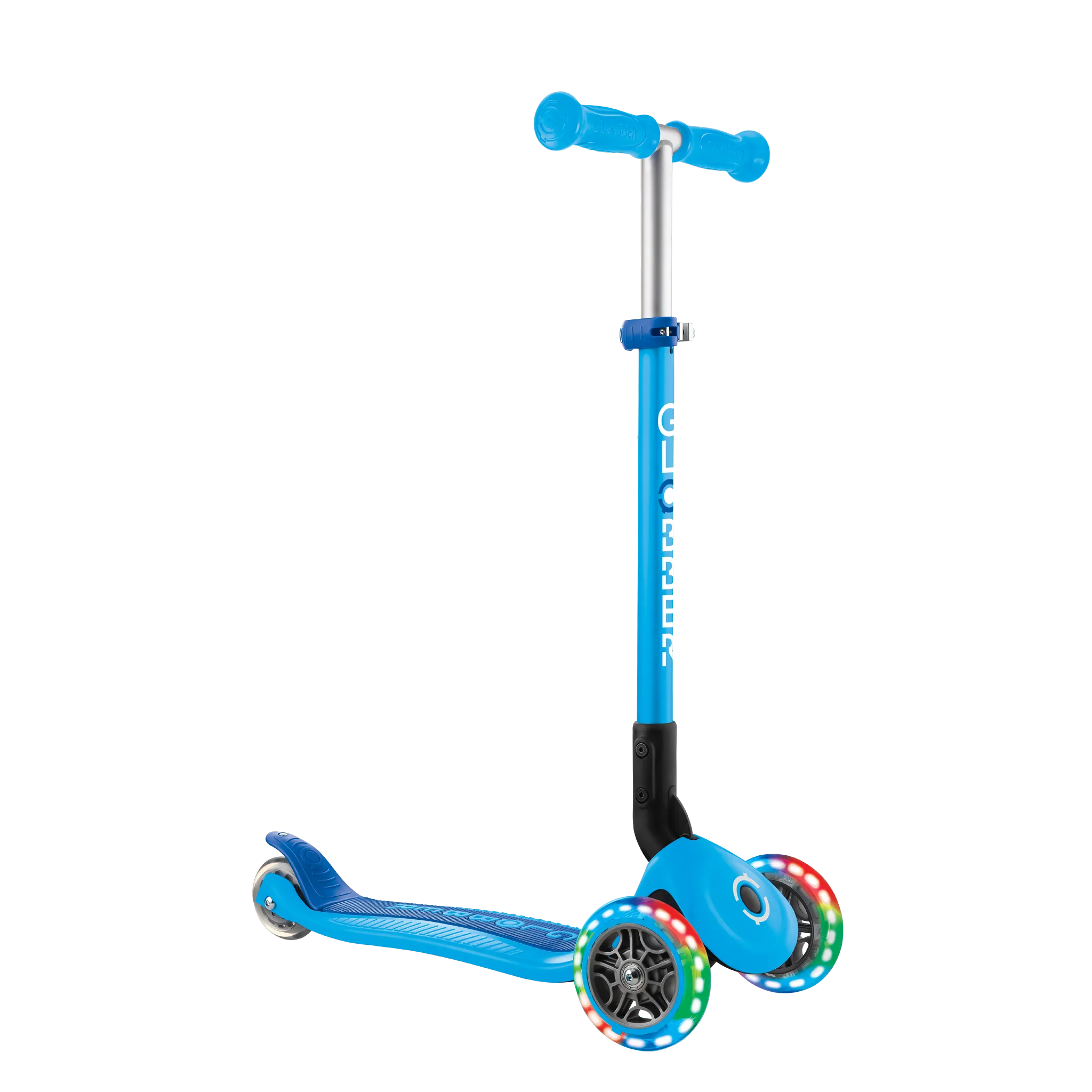 Globber Primo Foldable 3 Wheeled Scooter with Lights
