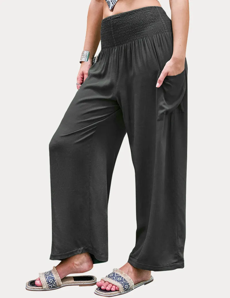 High-Waisted Wide Leg Lounge Pants