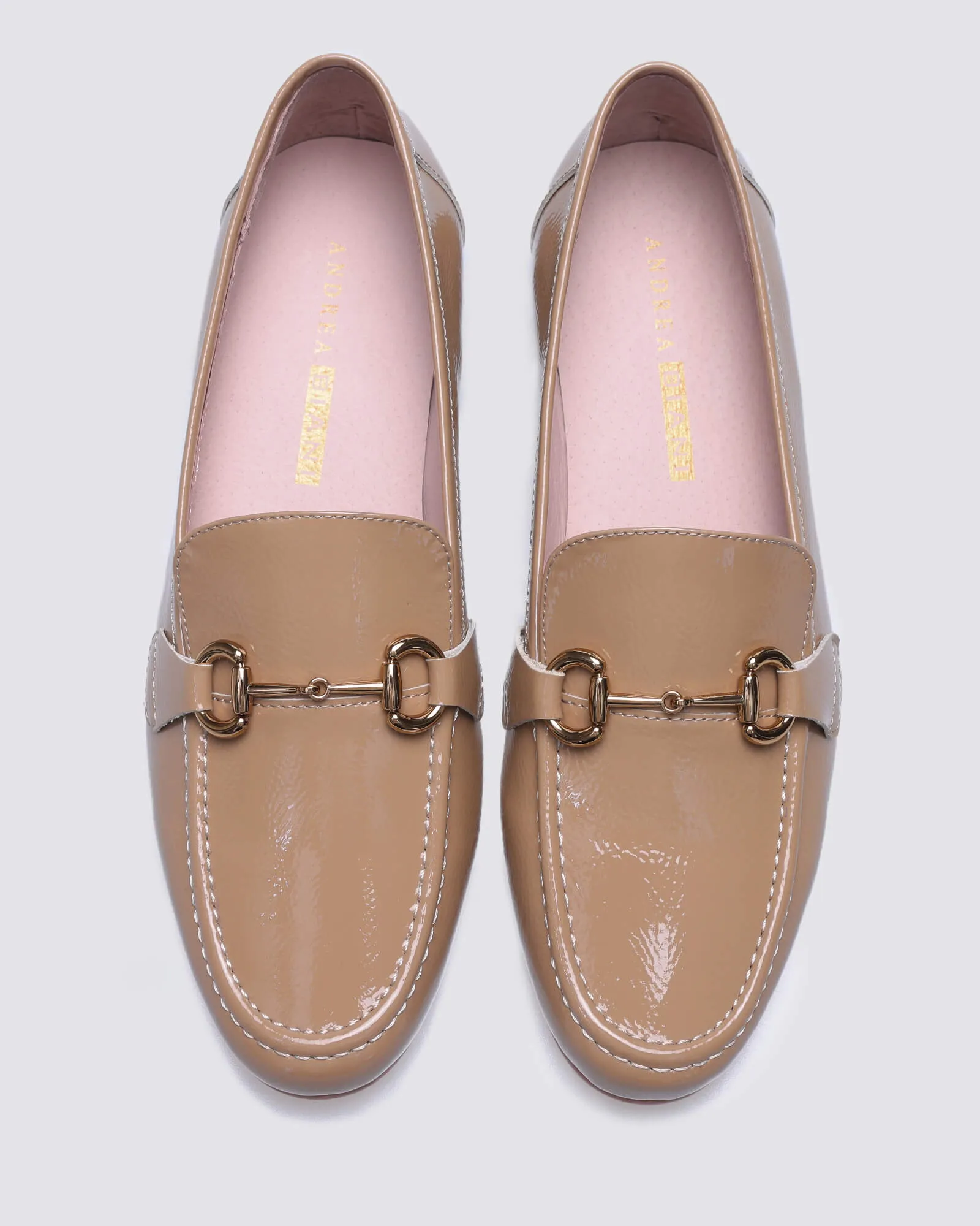 JITTERBUG LOAFERS CARAMEL PATENT LEATHER