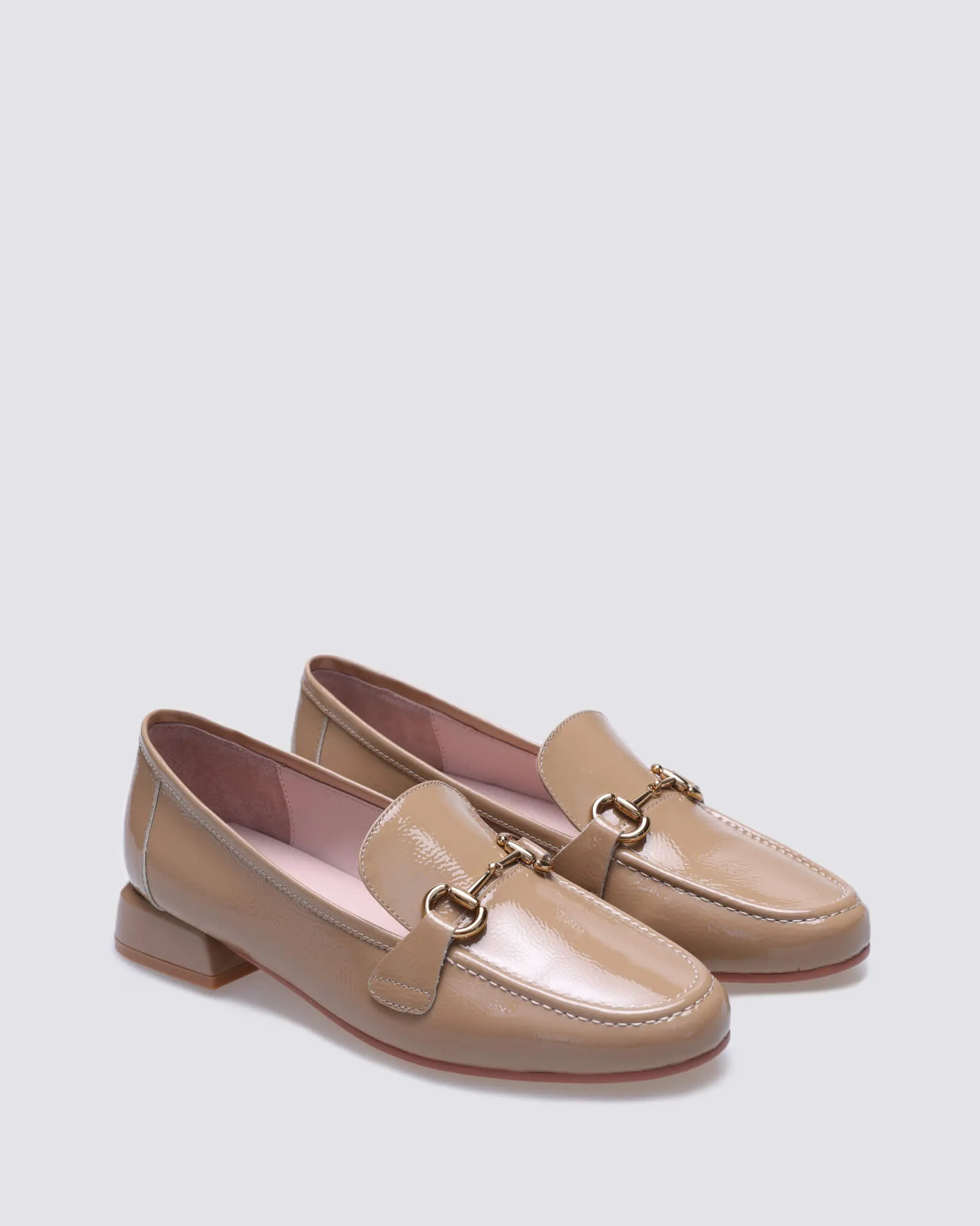 JITTERBUG LOAFERS CARAMEL PATENT LEATHER