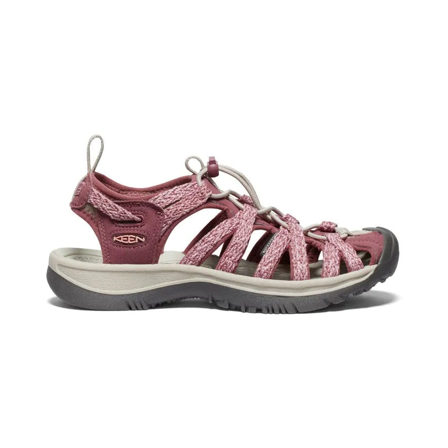 Keen Women's Whisper Sandals- Rose Brown/ Peach Parfait