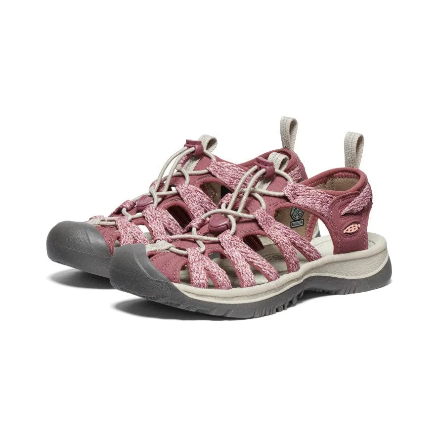 Keen Women's Whisper Sandals- Rose Brown/ Peach Parfait
