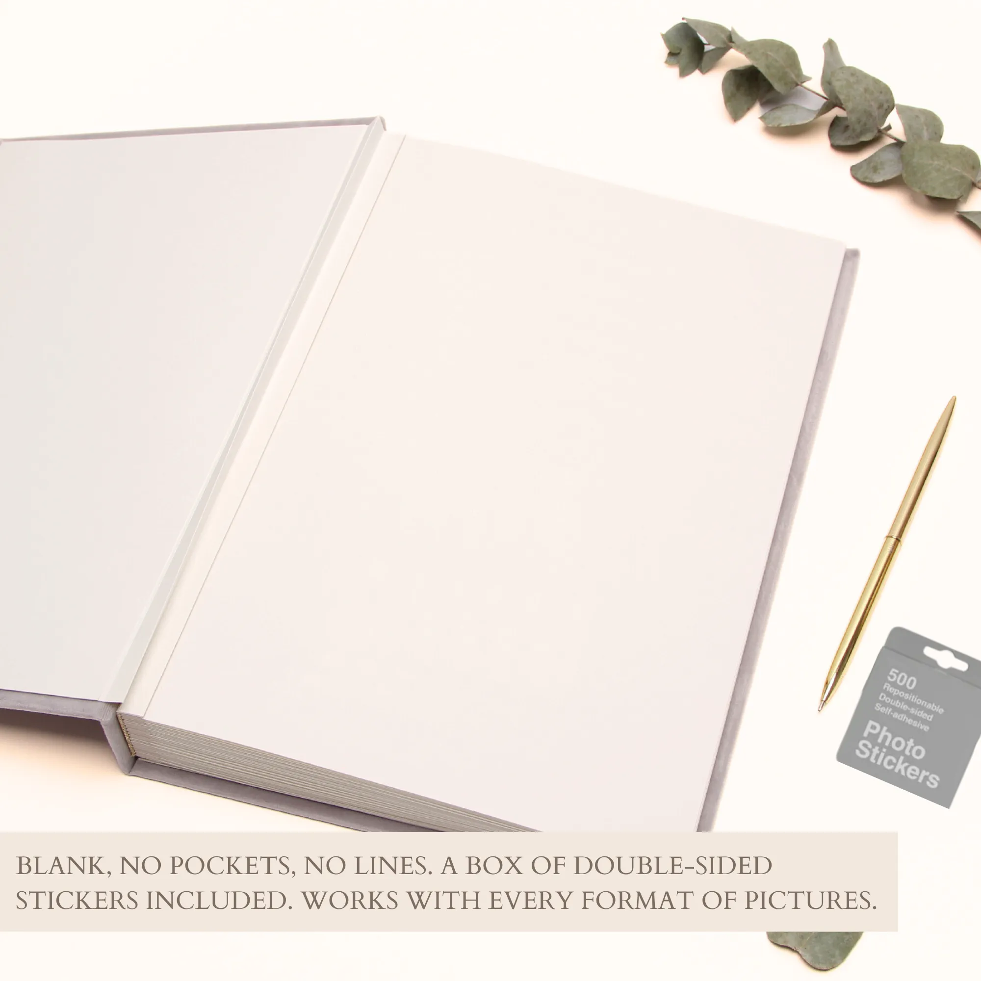 Light Blue   White Velour | Guest Book