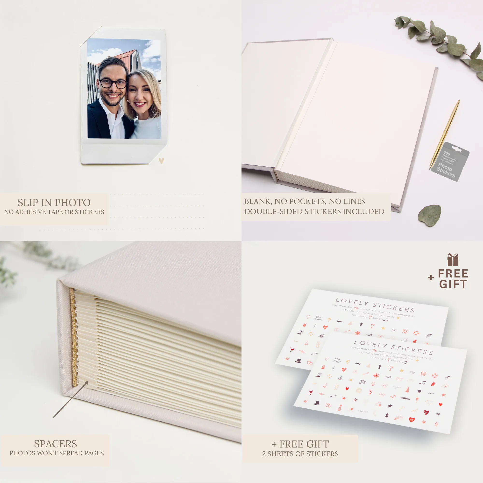 Light Blue   White Velour | Guest Book
