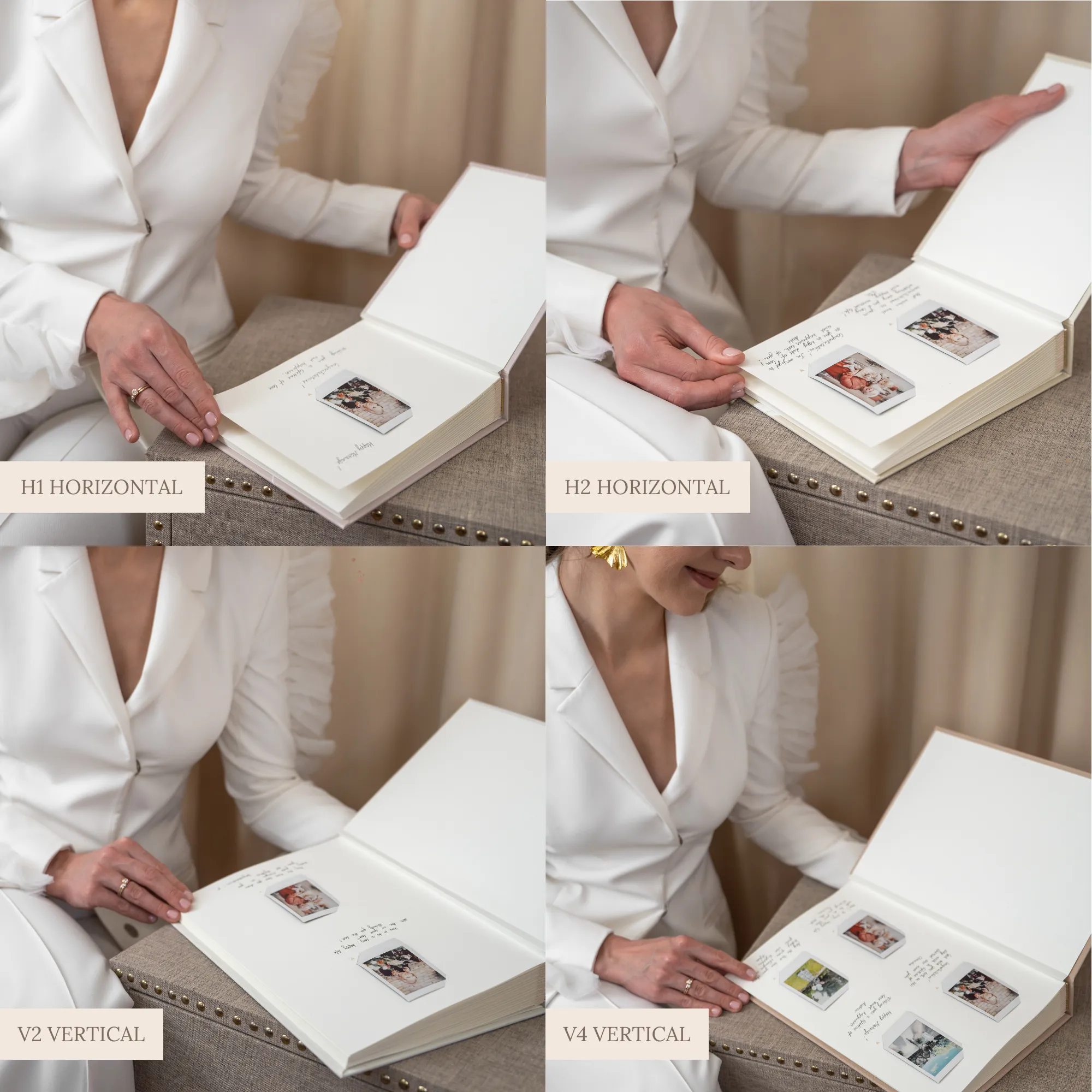 Light Blue   White Velour | Guest Book