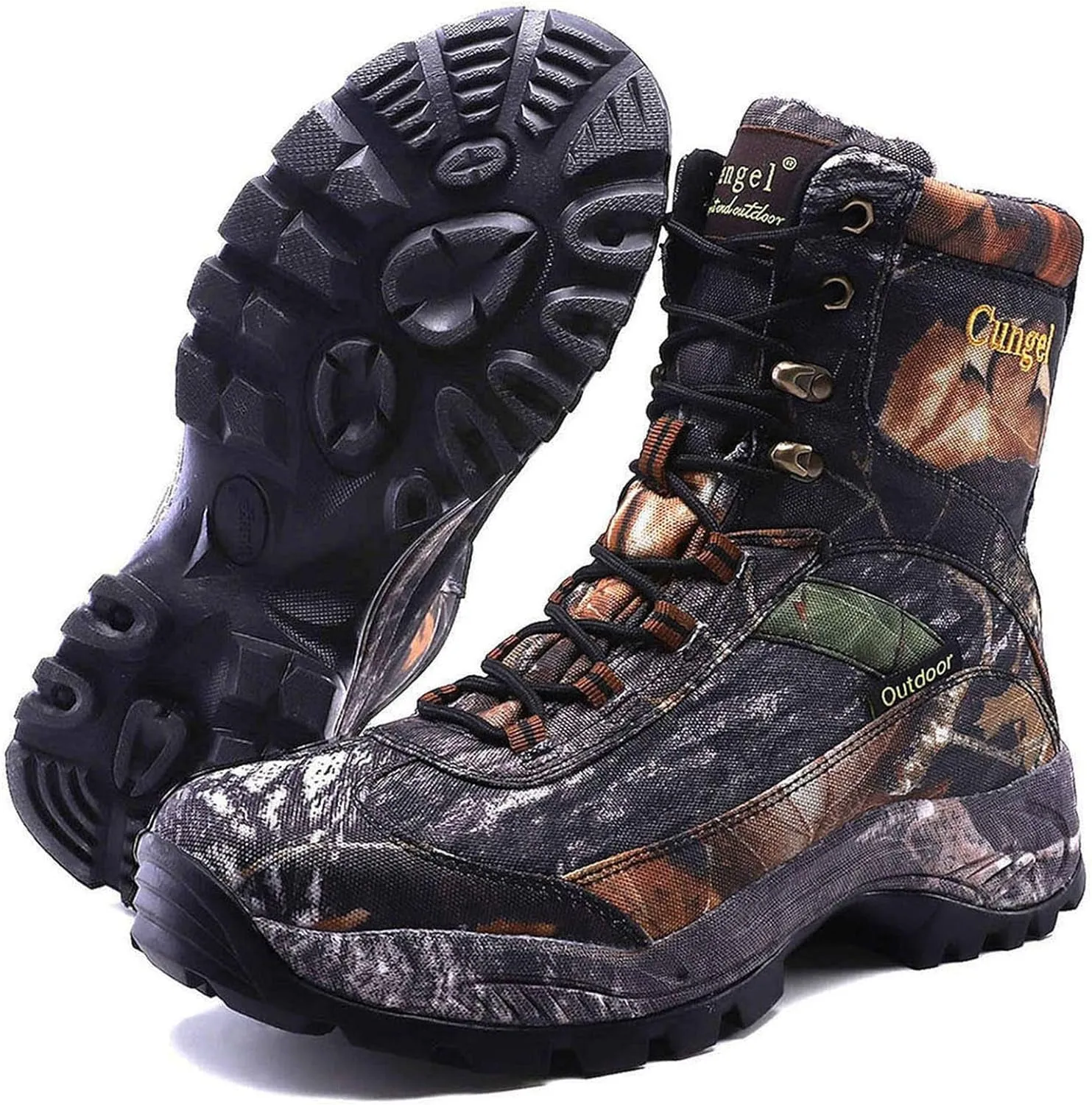 Men's Camo Durable Hiking Boots