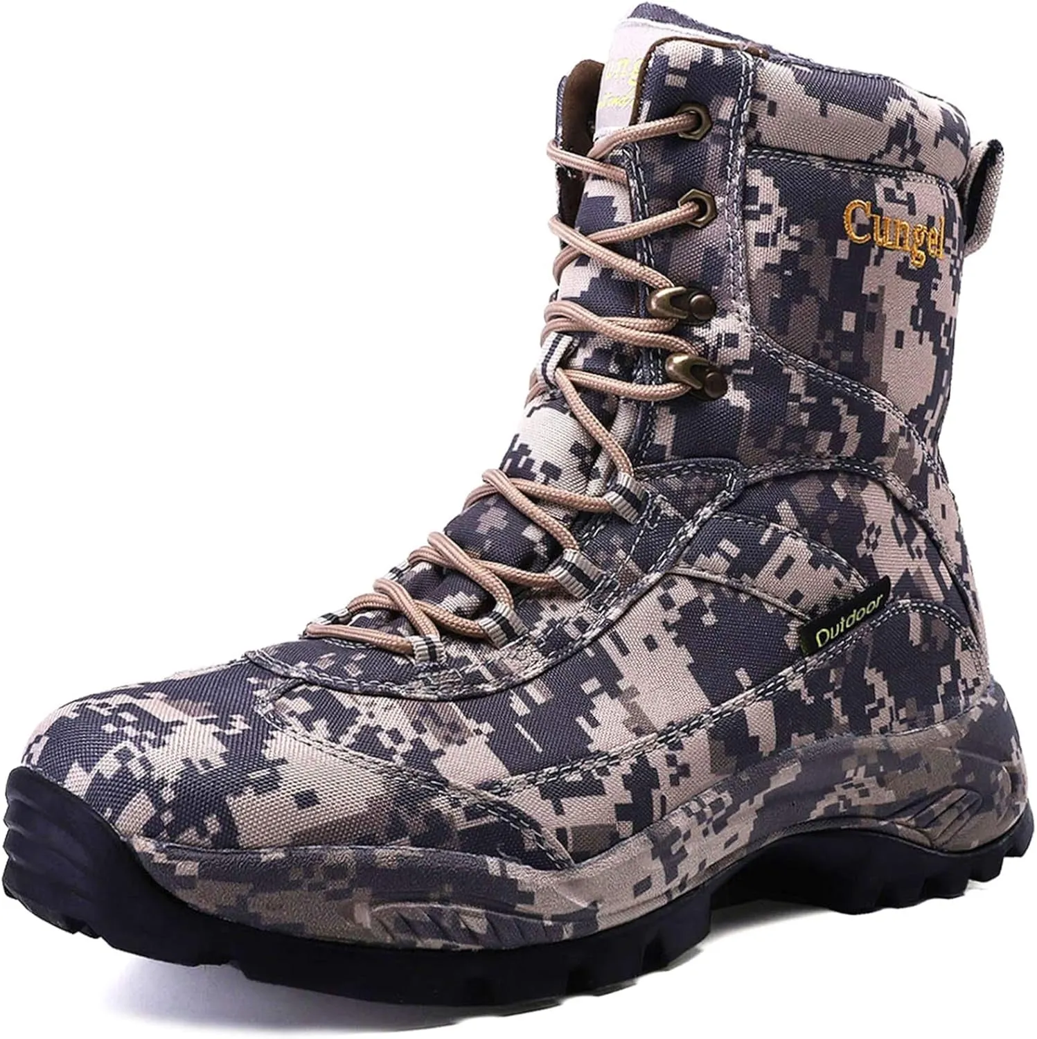 Men's Camo Durable Hiking Boots