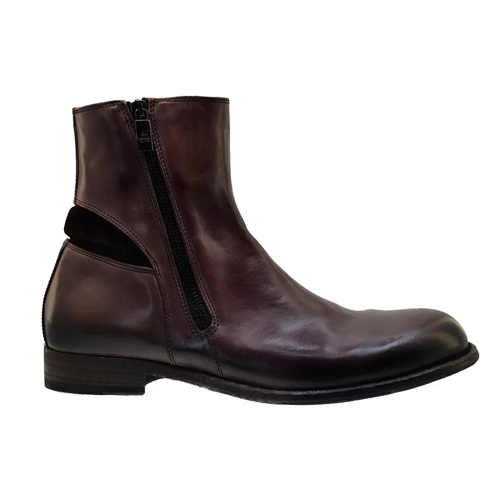 Men's Italian Shoes Jo Ghost 3315 Brown Leather Chelsea Vintage Boots last pairs size 41 42