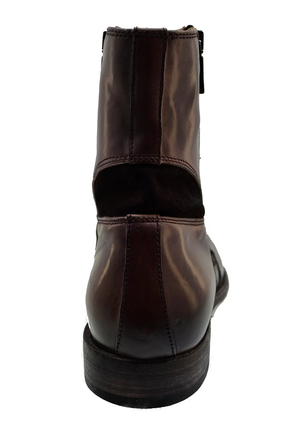 Men's Italian Shoes Jo Ghost 3315 Brown Leather Chelsea Vintage Boots last pairs size 41 42