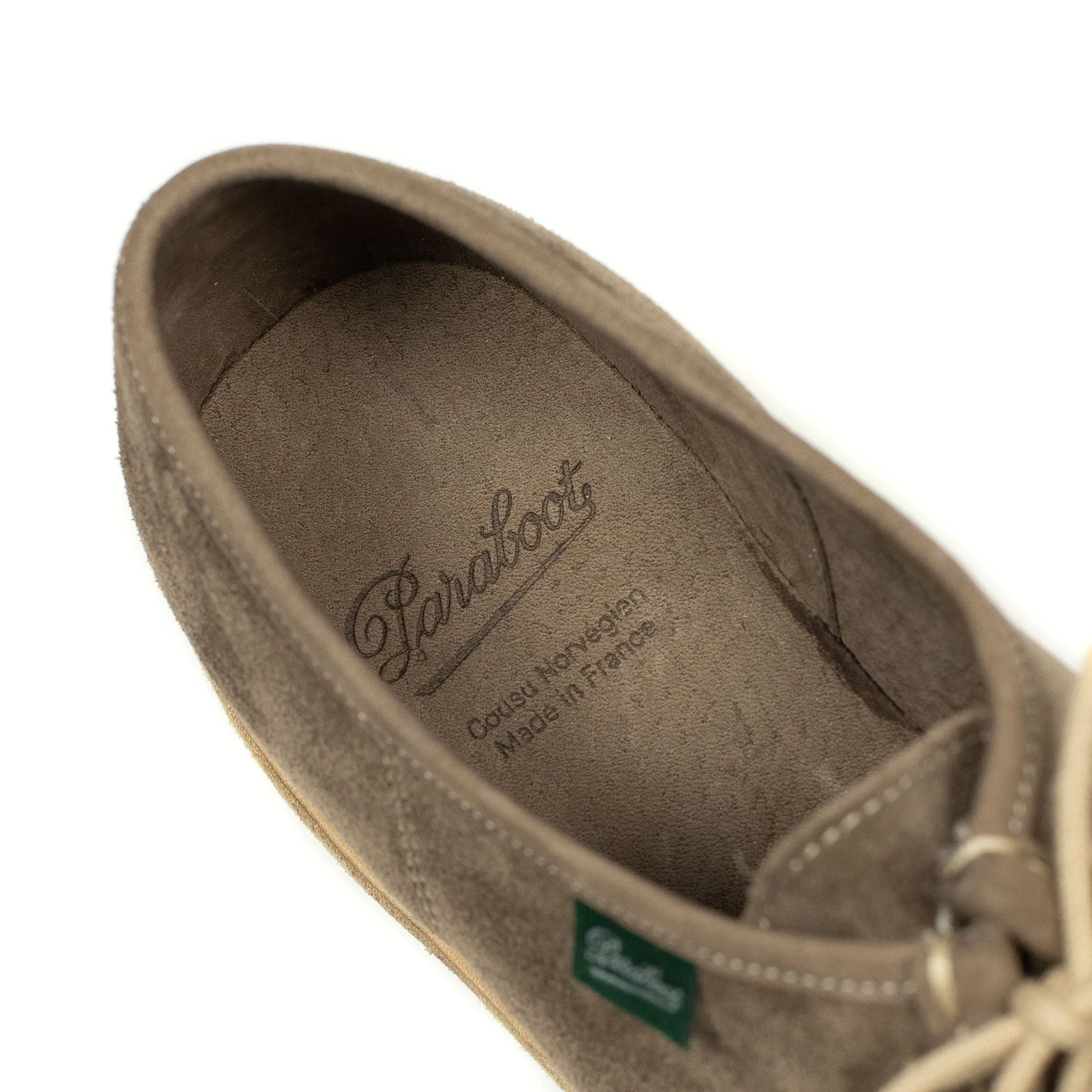 Micka tyrolean derbies in Smoky taupe suede