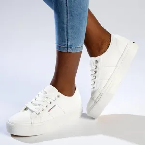 Pierre Cardin Nadine Lace Up Sneaker - White