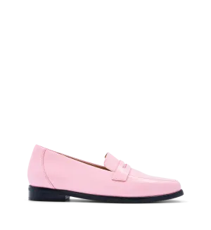 Piha Baby Pink Leather Loafers