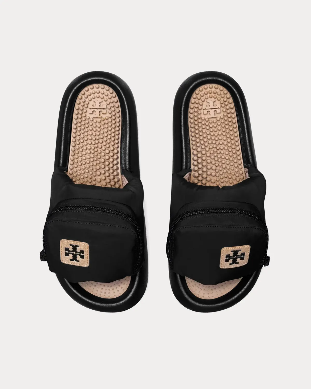 Pocket Sport Slide Perfect Black / Light Taupe /Light Taupe Slip Ons