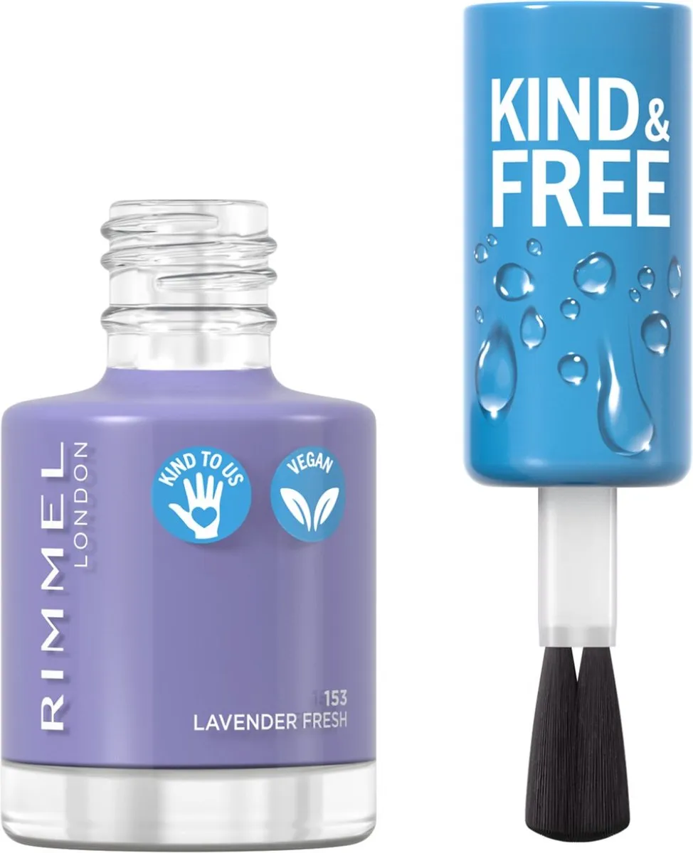 Rimmel London KIND & FREE Vegan Nagellak - 153 Lavender Light