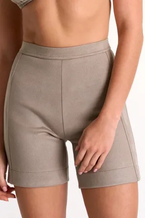 Shan Kate Vegan suede shorts