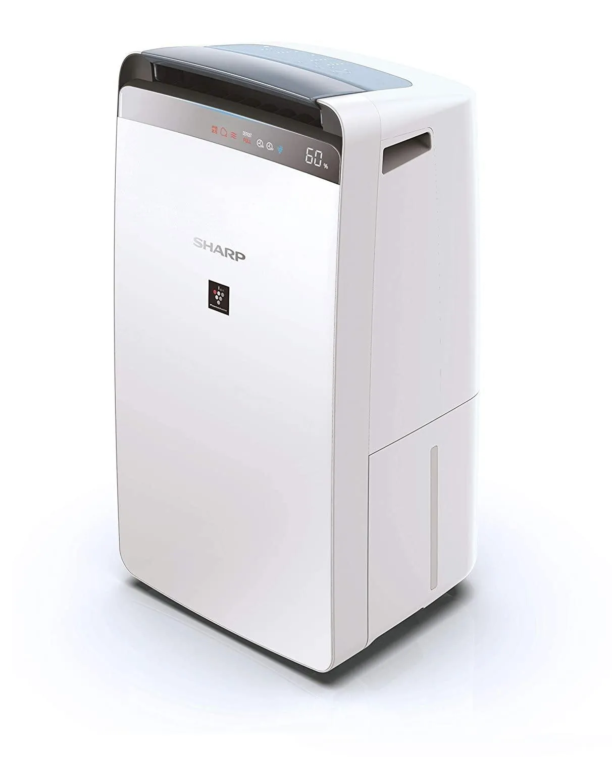 SHARP DW-J20FM-W-DE Air Purifier & Dehumidifier  20L/Day Moisture Removal, Plasmacluster Tech, HEPA Filter, Covers 550 Sq. Ft.