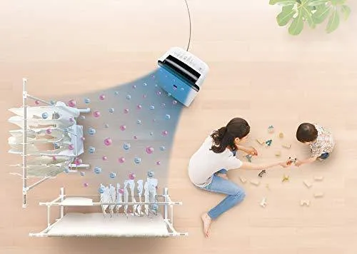 SHARP DW-J20FM-W-DE Air Purifier & Dehumidifier  20L/Day Moisture Removal, Plasmacluster Tech, HEPA Filter, Covers 550 Sq. Ft.