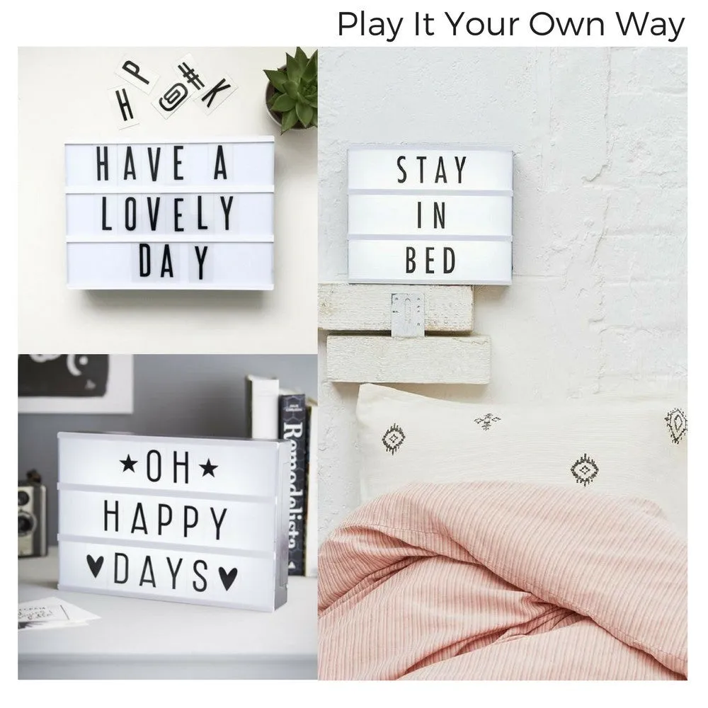 Shoppy DIY Cinema Light Box Add Ons