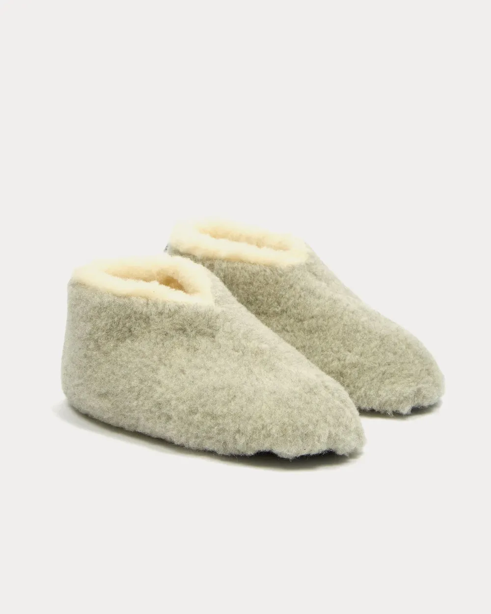 Skipper Wool Boot Light Grey Slip Ons