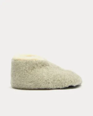 Skipper Wool Boot Light Grey Slip Ons