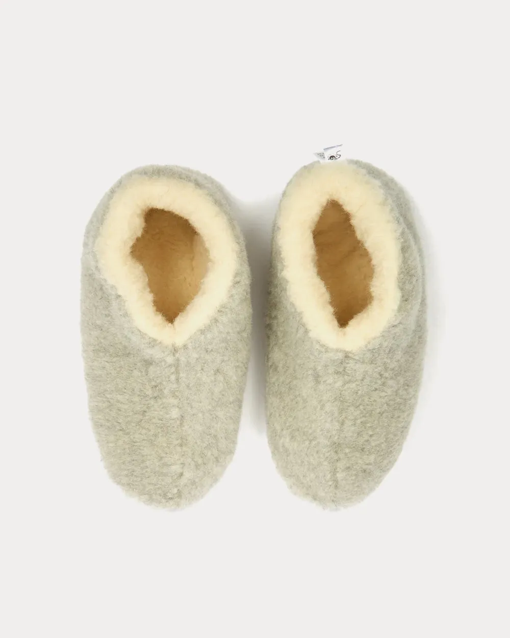 Skipper Wool Boot Light Grey Slip Ons