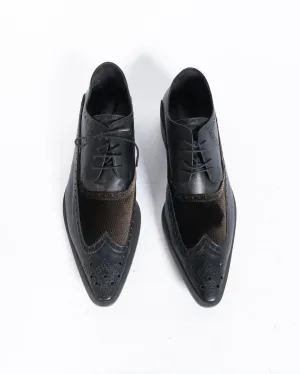 SS18 Suede Leather Mix Derbies