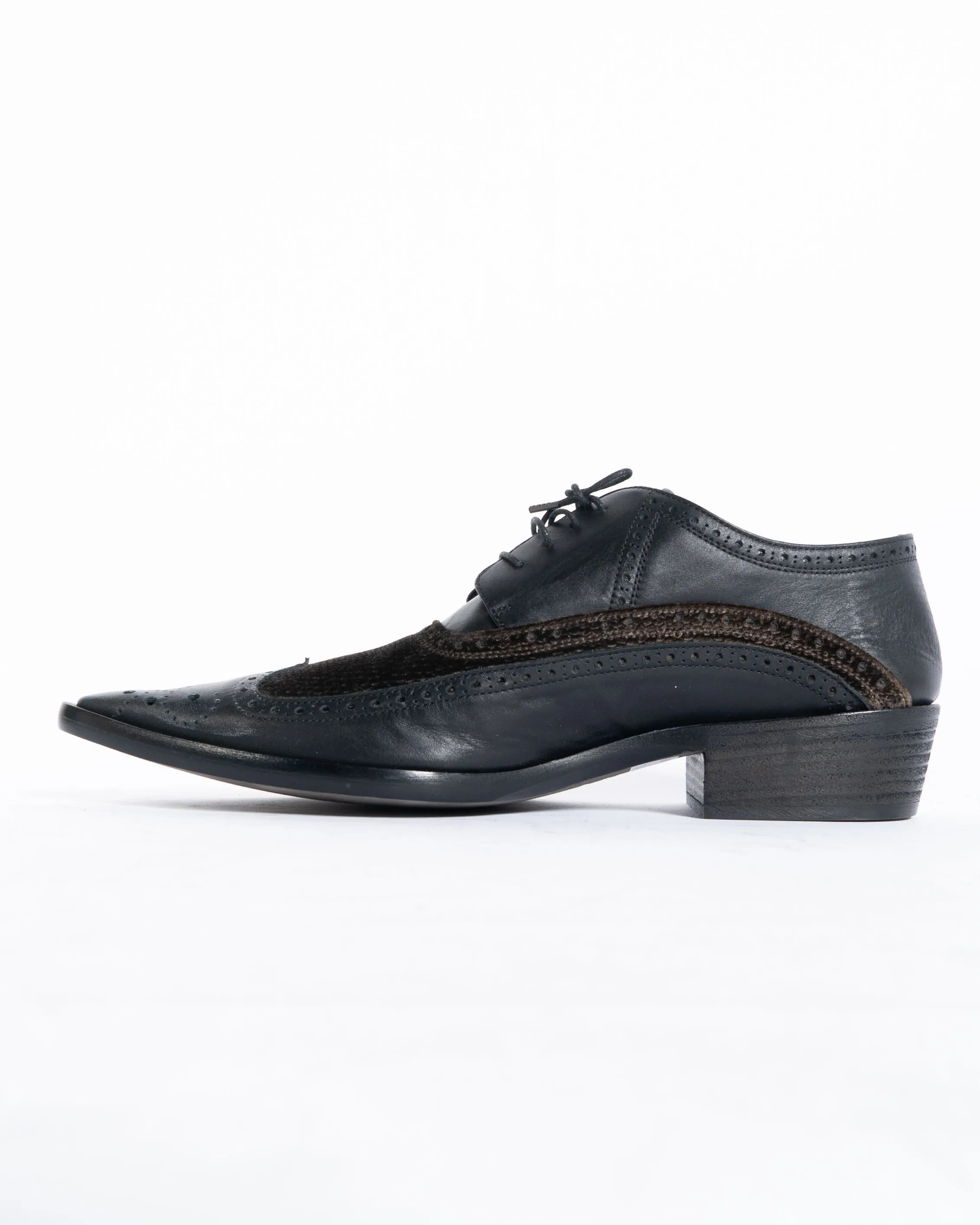 SS18 Suede Leather Mix Derbies