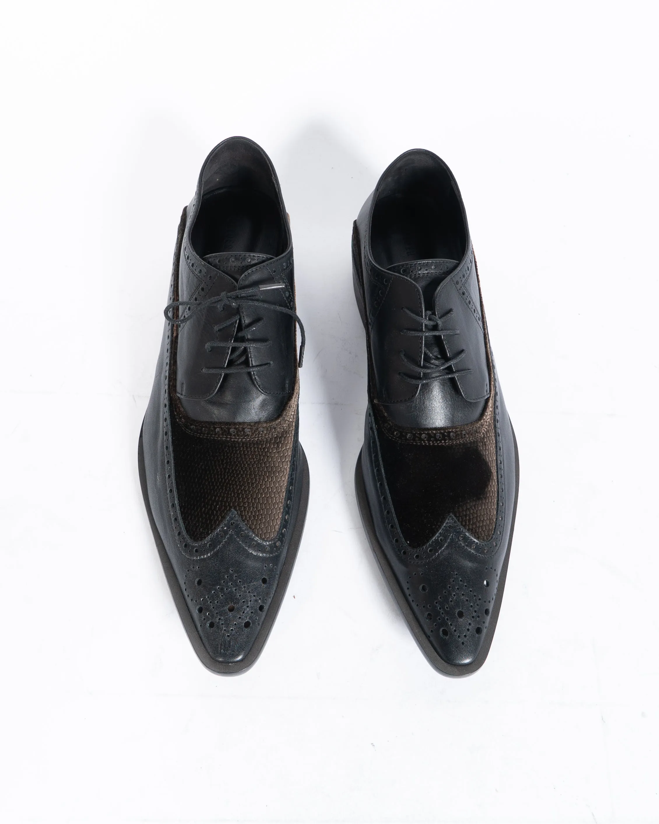SS18 Suede Leather Mix Derbies
