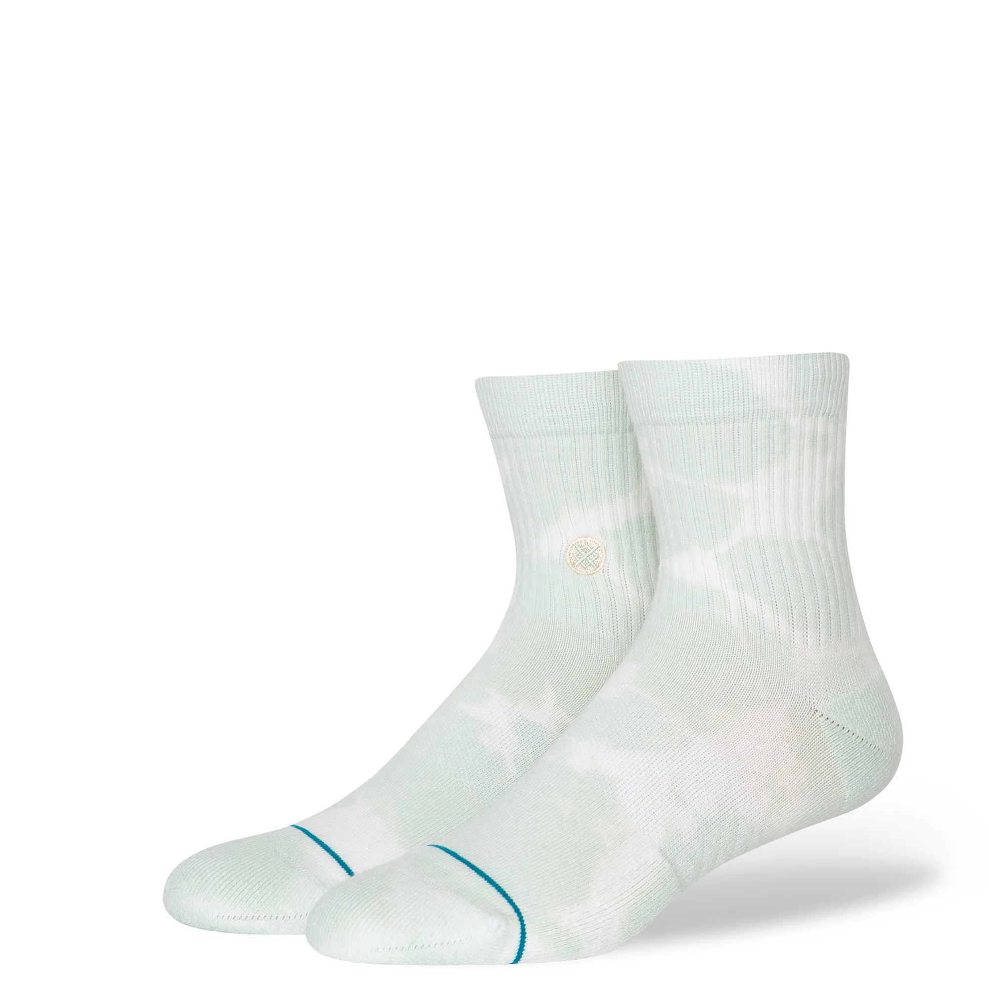 Stance Cotton Quarter Icon Dye Socks - Light Blue