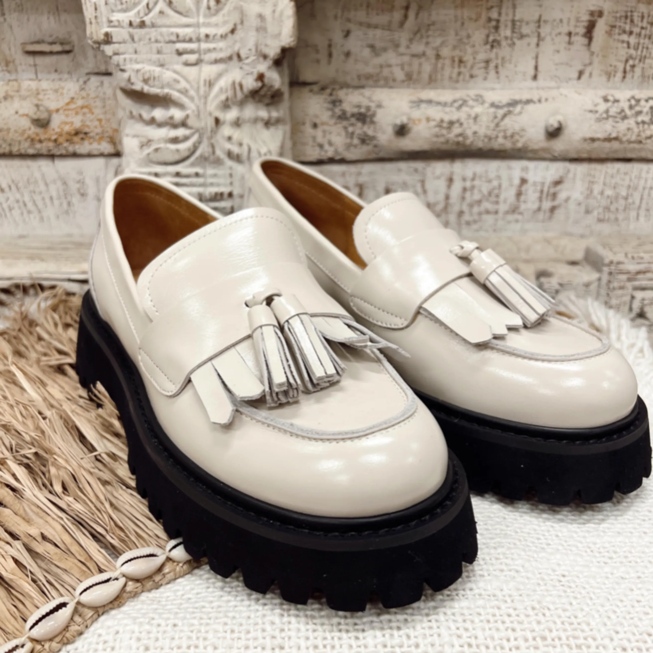 Sunniva Leather Loafers