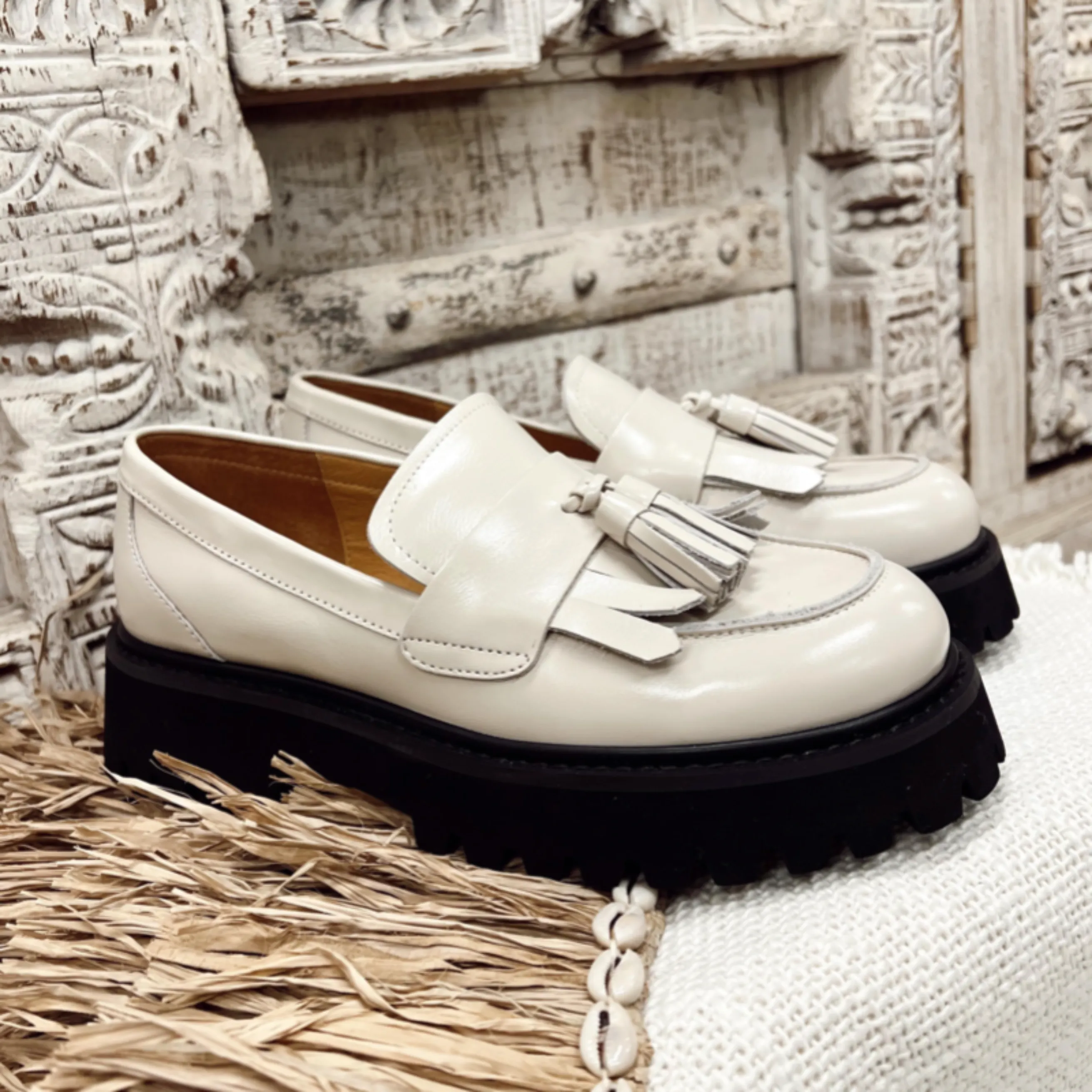 Sunniva Leather Loafers