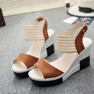 Walked Me Home Wedges Sandals