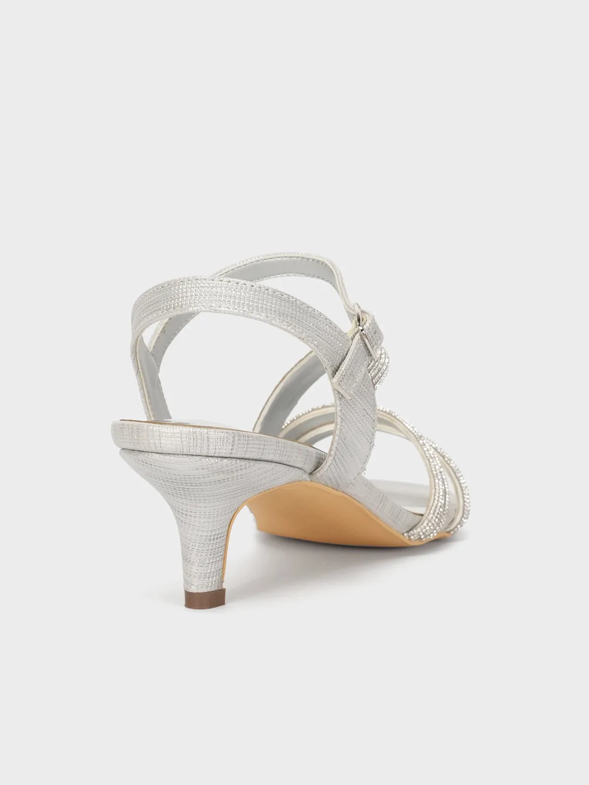 Women's "MOMUS" Glittery Party Sandals