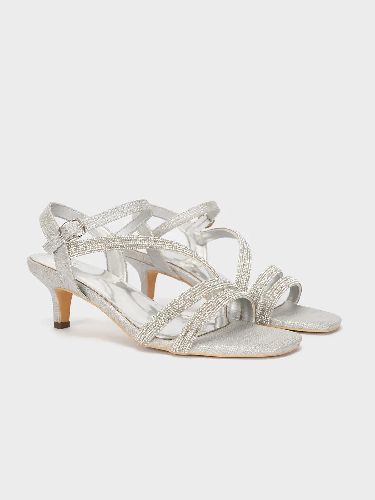 Women's "MOMUS" Glittery Party Sandals